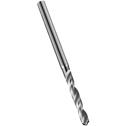 Micro Drill Bit, 0.18 mm, High Speed Cobalt, 1.4 mm Flute, 118° Point Equipex
