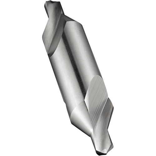 Combined Centre Drill and Countersink, #6, 7/32" Small Diameter, 1/2" Large Diameter, High Speed Cobalt Equipex