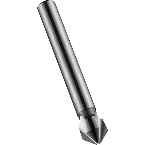 Fraise conique, 20,5 mm, Acier rapide, Angle de 90°, 3 cannelures Equipex