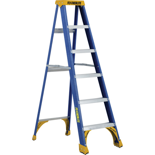 Escabeaux industriels (s&eacute;rie 6300), 6', Fibre de verre, Capacit&eacute; 250 lb, Type 1 Equipex