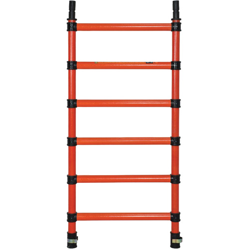 Composants pour &eacute;chafaudages la tour en fibre de verre, Montant d'extr&eacute;mit&eacute;, 27" la x 60" h Equipex
