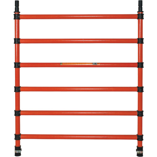 Composants pour &eacute;chafaudages la tour en fibre de verre, Montant d'extr&eacute;mit&eacute;, 47" la x 60" h Equipex