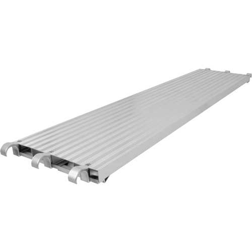 Work Platforms - Aluminum Deck, Aluminum, 7' L x 19" W Equipex