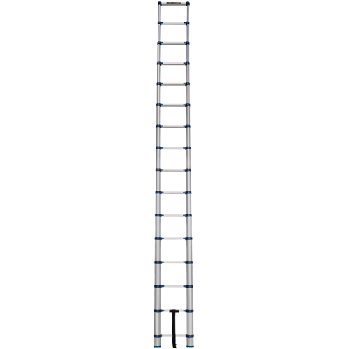 Telescopic Ladder, 3' - 15.5', Aluminum, 250 lbs. Capacity, Type 1 Equipex
