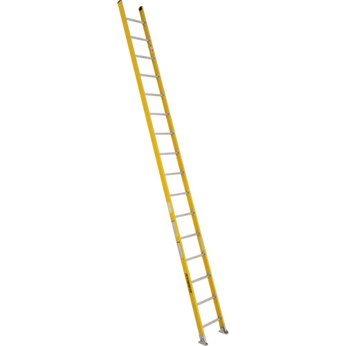 Industrial Extra Heavy-Duty Straight Ladders (5600 Series), 16', Fibreglass, 375 lbs., CSA Grade 1AA Equipex