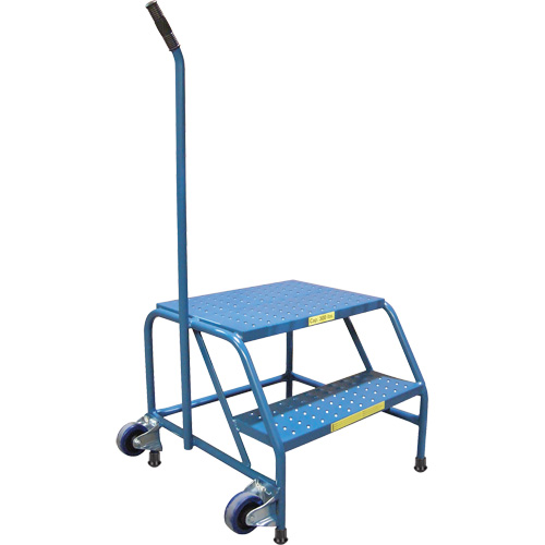 Tilt-N-Roll Step Stands, 2 Step(s), 24" L x 29" W x 19" H, 300 lbs. Capacity Equipex
