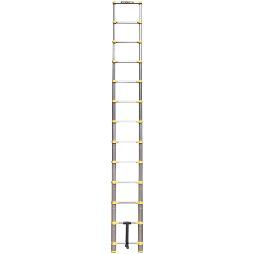 Telescopic Ladder, 3' - 12', Aluminum, 250 lbs. Capacity, Type 1 Equipex