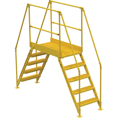 &eacute;chelles de liaison, 103-1/2" Port&eacute;e hors tout, 50" ha x 48" p, 24" Largeur de la marche Equipex