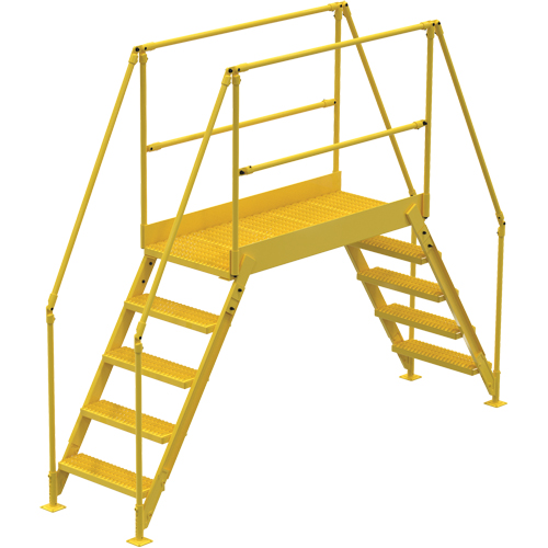 &eacute;chelles de liaison, 115-1/2" Port&eacute;e hors tout, 50" ha x 60" p, 24" Largeur de la marche Equipex