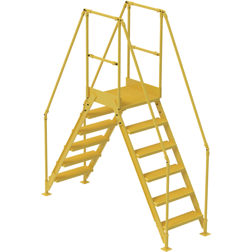 Crossover Ladder, 92" Overall Span, 60" H x 24" D, 24" Step Width Equipex