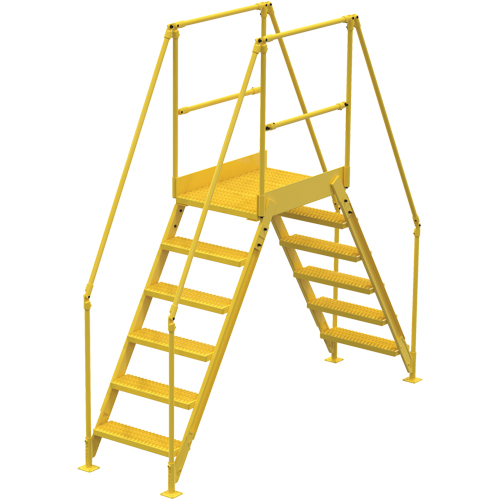 Crossover Ladder, 104" Overall Span, 60" H x 36" D, 24" Step Width Equipex