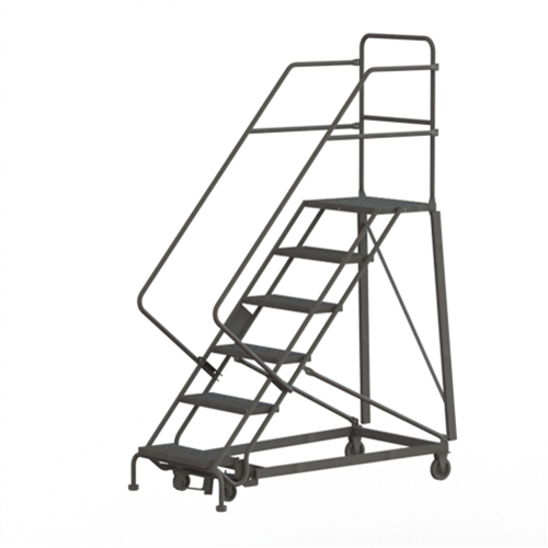 &eacute;chelles robustes en angle de s&eacute;curit&eacute;, 6 marches, Stri&eacute;, Inclinaison 50°, Hauteur 60" Equipex