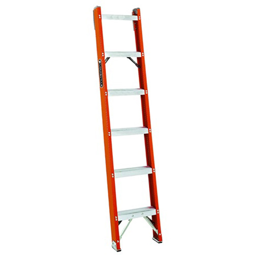 FH1000 Series Industrial Heavy-Duty Shelf Ladders, 6', Fibreglass, 300 lbs., CSA Grade 1A Equipex