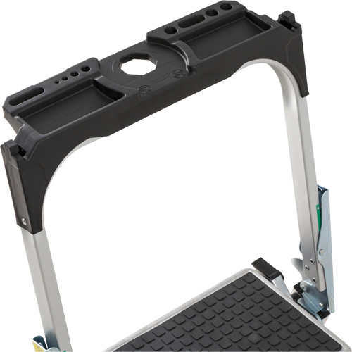 Tilt & Roll Step Stool Ladder, 4 Steps, 44.25" x 22.13" x 59" High Equipex
