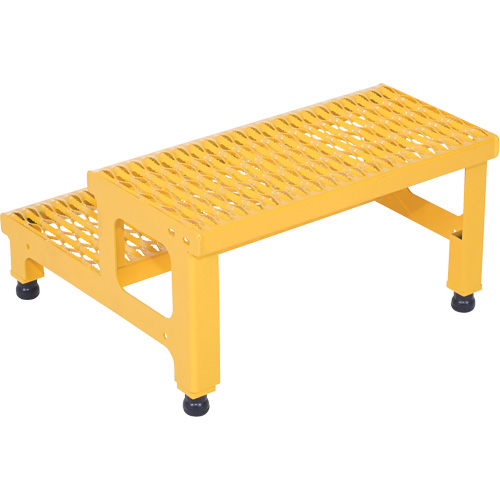 Plate-forme ajustable Step-Mate, 2 marche(s), 23-13/16" la x 22-7/8" lo x 15-1/4" h, Capacit&eacute; 500 lb Equipex