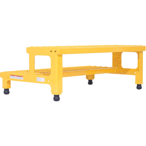 Plate-forme ajustable Step-Mate, 2 marche(s), 36-3/16" la x 22-7/8" lo x 15-1/4" h, Capacit&eacute; 500 lb Equipex