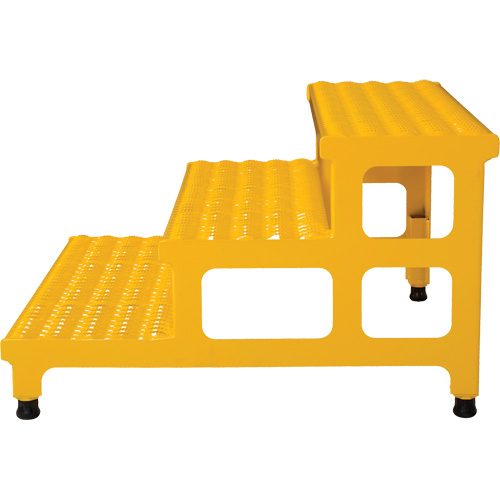 Adjustable Step-Mate Stand, 3 Step(s), 36-3/16" W x 33-7/8" L x 22-1/4" H, 500 lbs. Capacity Equipex