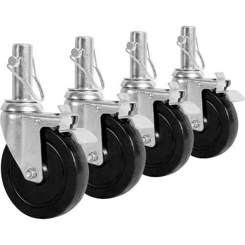 Set of Casters for Scaffolding Equipex