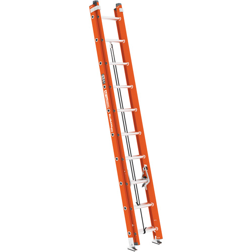 BuildMan&reg; Extension Ladder, 300 lbs. Cap., 20' H, Grade 1A Equipex