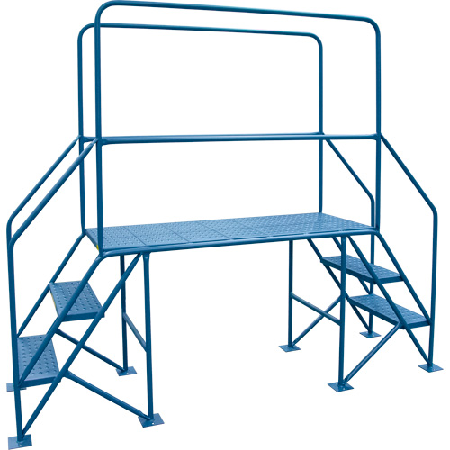 &eacute;chelles de liaison, 35-1/2" Port&eacute;e hors tout, 31-1/2" ha x 22" p, 22" Largeur de la marche Equipex