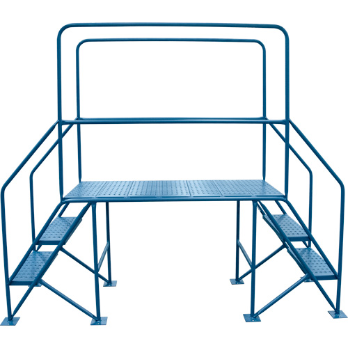 &eacute;chelles de liaison, 35-1/2" Port&eacute;e hors tout, 31-1/2" ha x 22" p, 22" Largeur de la marche Equipex