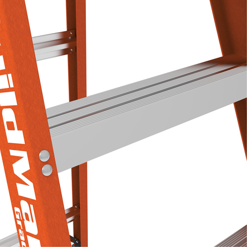 Step Ladder, 6', Fibreglass, 375 lbs. Capacity, Type 1AA Equipex