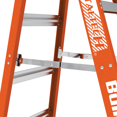 Step Ladder, 6', Fibreglass, 375 lbs. Capacity, Type 1AA Equipex