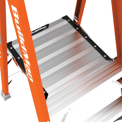 Safespace Platform Step Ladder, 4', 300 lbs. Cap. Equipex
