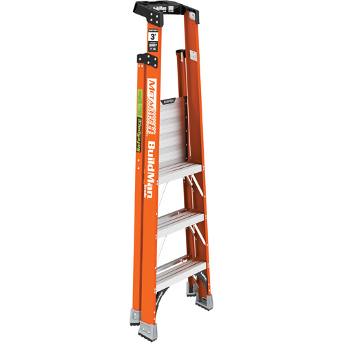 Safespace Platform Step Ladder, 3', 300 lbs. Cap. Equipex
