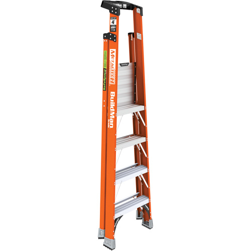 Safespace Platform Step Ladder, 4', 300 lbs. Cap. Equipex
