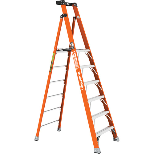 Safespace Platform Step Ladder, 6', 300 lbs. Cap. Equipex
