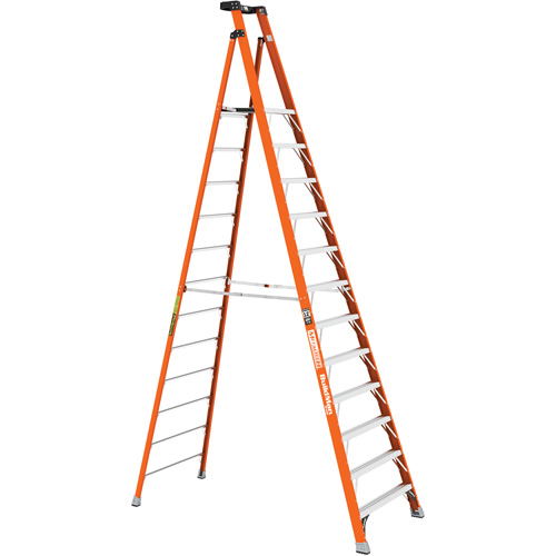 Safespace Platform Step Ladder, 12', 300 lbs. Cap. Equipex