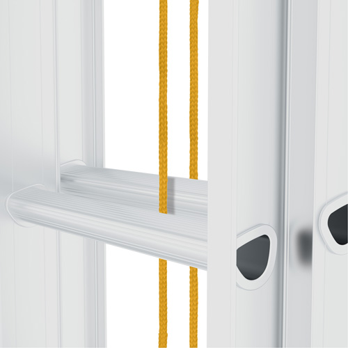 Jobsite Series Extension Ladder, 225 lbs. Cap., 24' H, Grade 2 Equipex