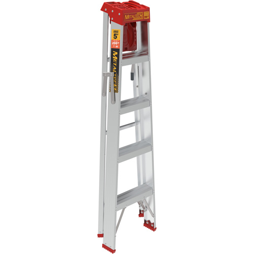 Step Ladder with Paint Tray, 5', Aluminum, 200 lbs. Capacity, Type 3 Equipex