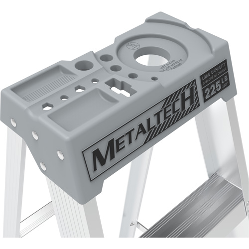 Escabeau avec plateau &agrave; peinture, 10', Aluminium, Capacit&eacute; 225 lb, Type 2 Equipex