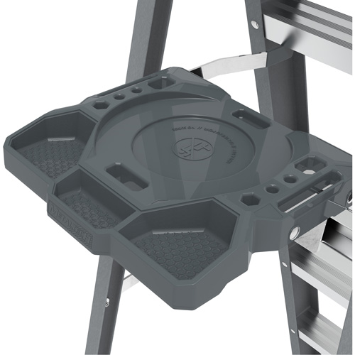 Step Ladder with Paint Tray, 6', Fibreglass, 225 lbs. Capacity, Type 2 Equipex