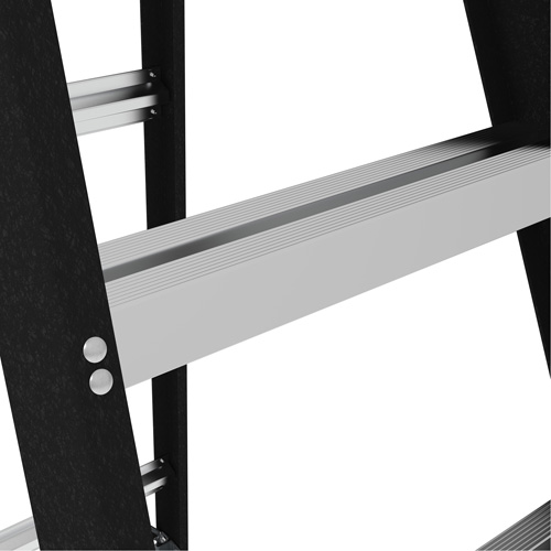 Step Ladder with Paint Tray, 8', Fibreglass, 250 lbs. Capacity, Type 1 Equipex