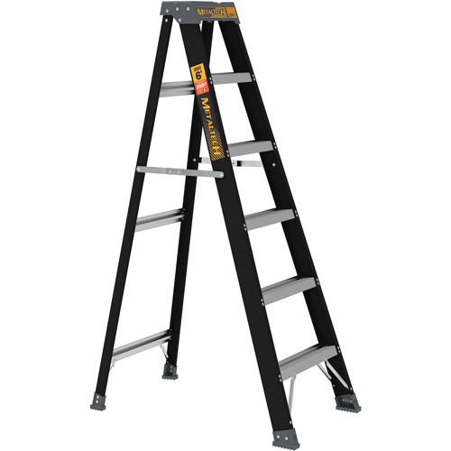 Step Ladder, 6', Fibreglass, 250 lbs. Capacity, Type 1 Equipex