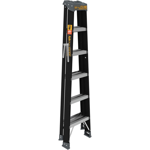 Step Ladder, 6', Fibreglass, 250 lbs. Capacity, Type 1 Equipex
