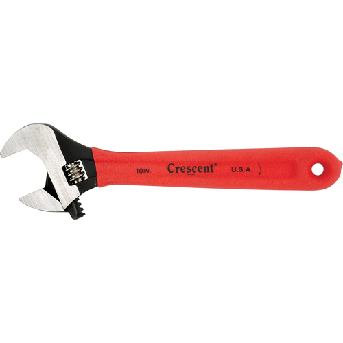 Crescent Adjustable Wrenches, 8" L, 1-1/8" Max Width, Black Equipex