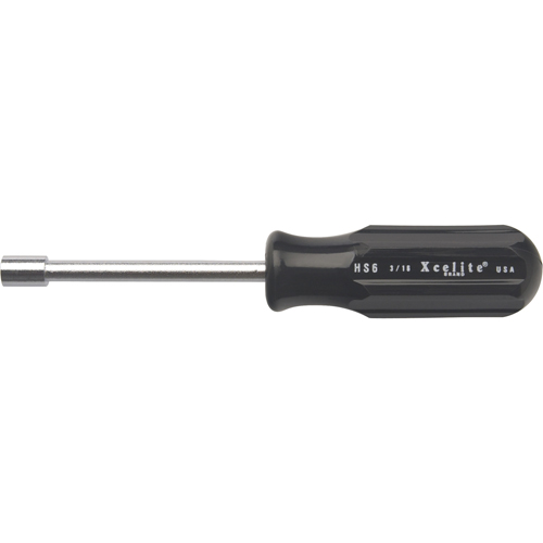 Hollow Shaft Nut Driver - Imperial, 3/16" Drive, 6-1/4" L Equipex