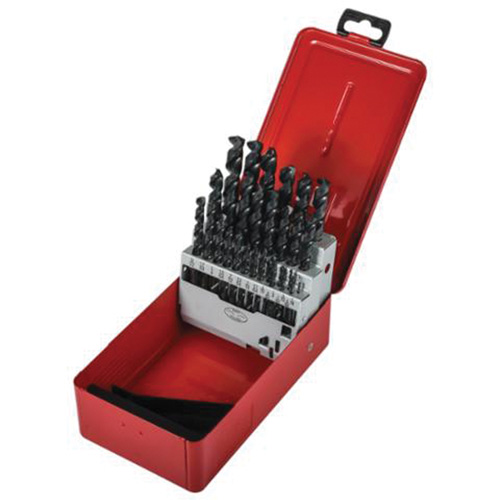 Jobber Drill Bit Set, 29 Pieces, High Speed Steel Equipex