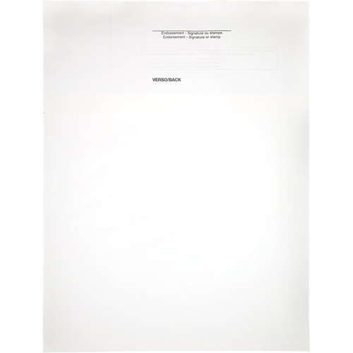 Papier &agrave; ch&egrave;que Equipex