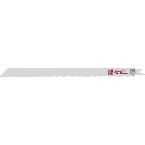 Lame de scie alternative Sawzall, Bim&eacute;tal, 10/14 Dents par pouce, 12" lo Equipex