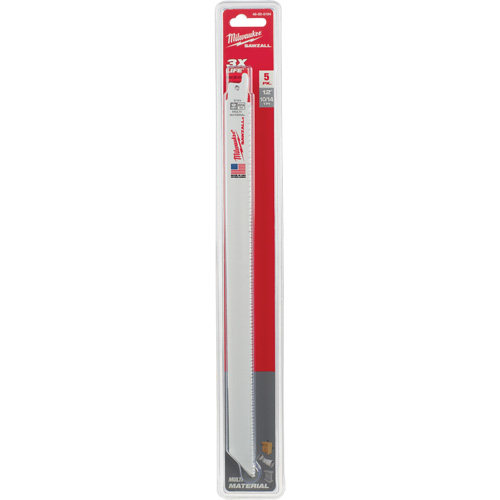 Lame de scie alternative Sawzall, Bim&eacute;tal, 10/14 Dents par pouce, 12" lo Equipex