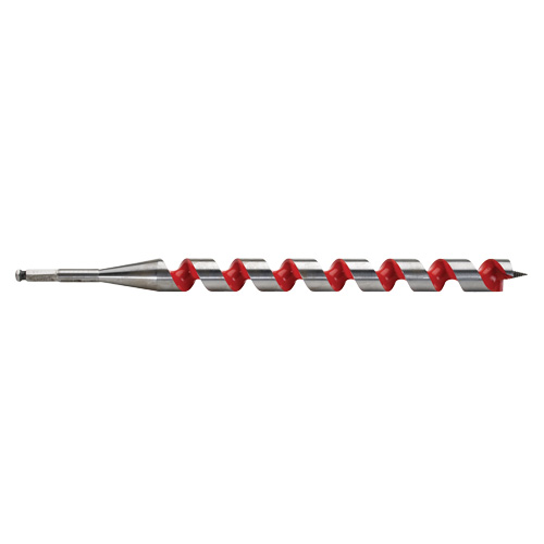 Longue m&egrave;che h&eacute;licoidale pour perceuse, Diam&egrave;tre de 1-1/4", Cannelure 15", Tige 7/16" hexagonal Equipex