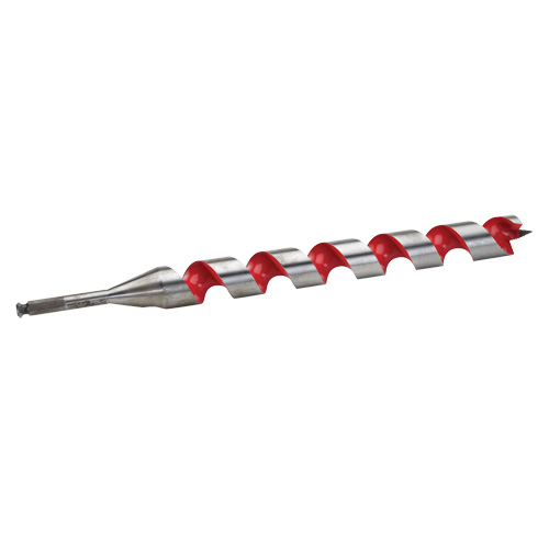 Ship Auger Drill Bit, 1-1/2" Diameter, 15" Flute, 7/16" Hex Shank Equipex