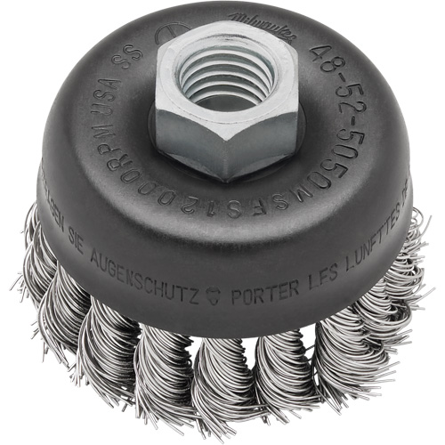 Carbon Steel Knotwire Cup Brush Equipex