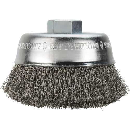 Carbon Steel Crimped Wire Cup Brush Equipex
