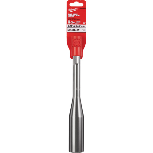 SDS-Max Ground Rod Driver, 3/4"/5/8" Tip, 3/4" Drive Size, 10" Length Equipex